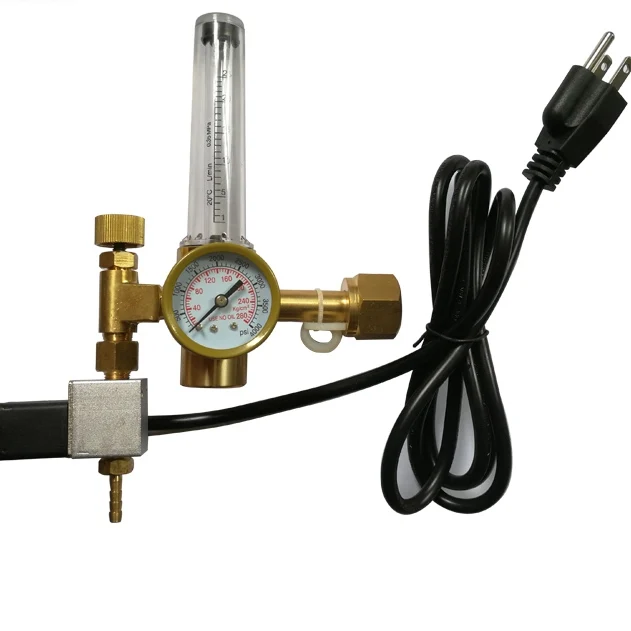 REFULGENCE 191 heater co2 regulator for mig /  tig welding machine with solenoid valve