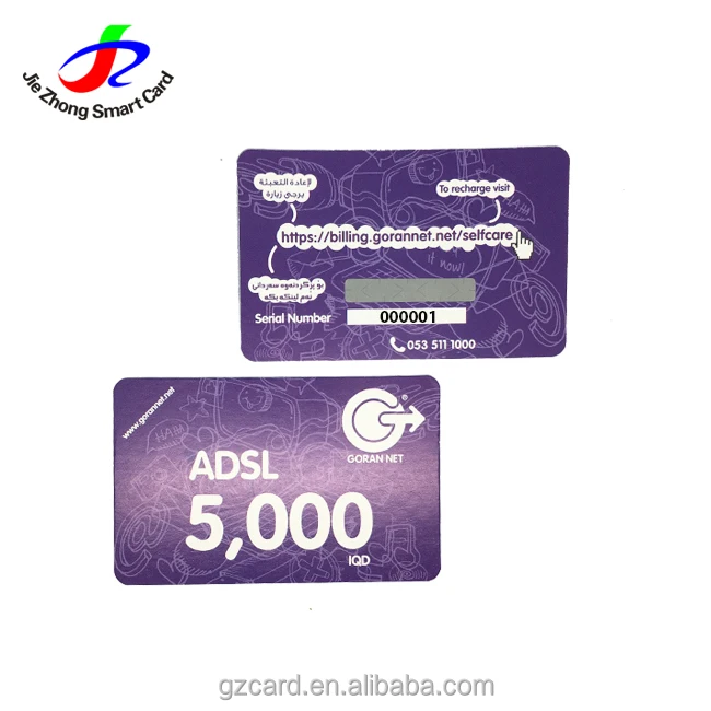 
Credit card size top-up paper/pvc card printing scratch prepaid calling card printing 