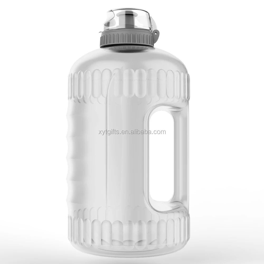 2018 New Large Capacity Plastic Water Jug 2.2L/2.5L BPA Free Gym Fitness Water Bottle with Handle