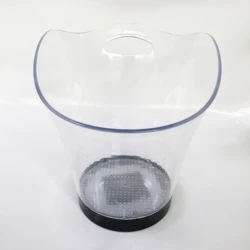 Hot Sale New Shape LED Beer Ice Bucket For Night Club