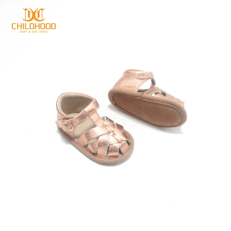 Custom Made Genuine Leather Baby Boy Soft Sandals