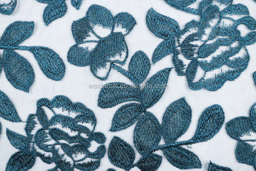 
Factory Outlet Lace Dress Fabric 3d floral embroidery lace fabric garment accessories clothing 