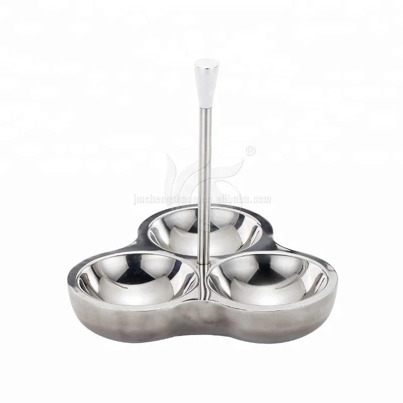 Restaurant Tableware Kitchen Sugar Pot Canister with spoon & lid & holder Stainless Steel Metal Sugar Bowl
