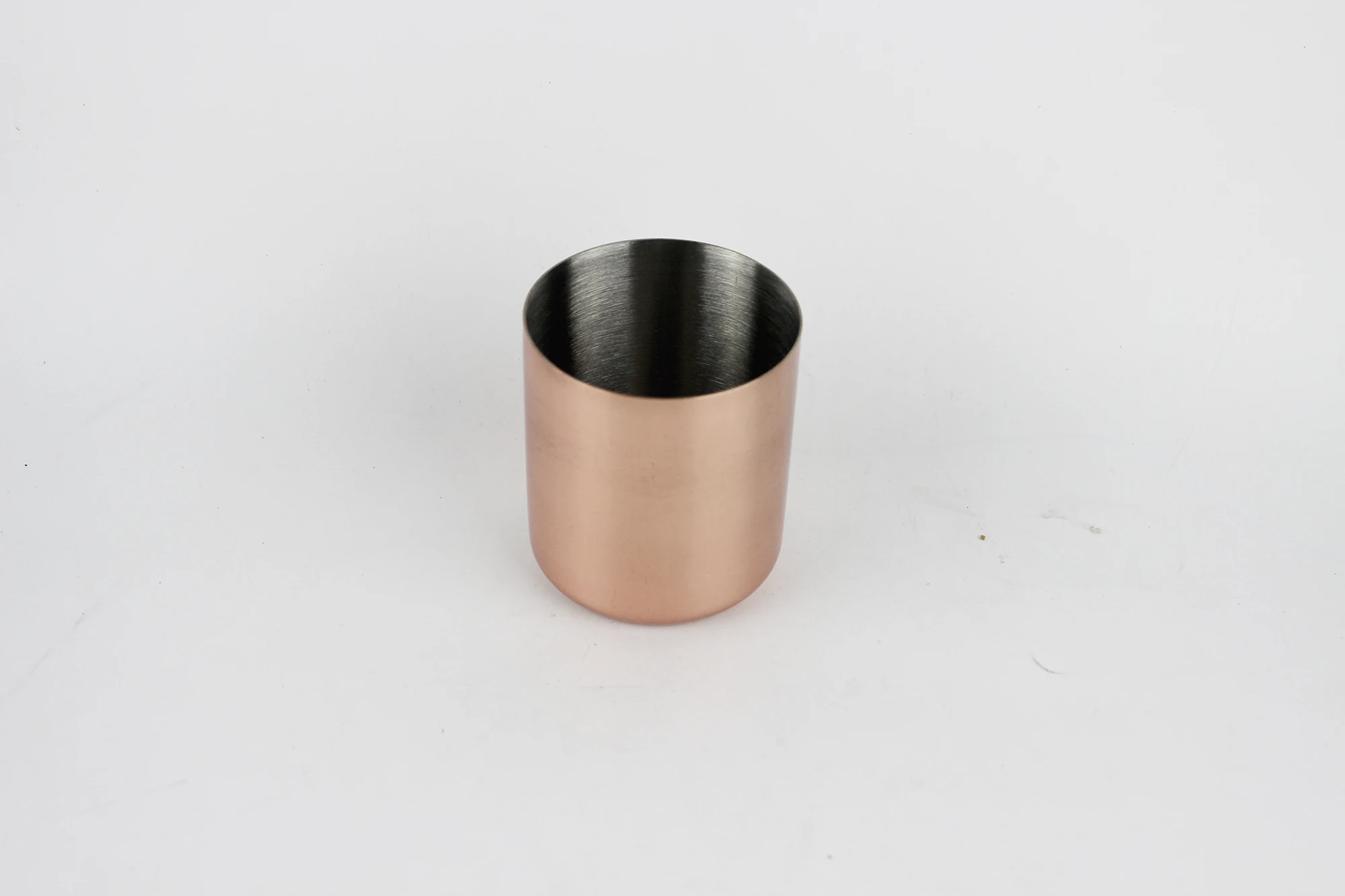 300ml Candle Jars wholesale Tea Light Holders in Copper plating Stainless Steel Candle Copper Mug For Soy Wax Candles