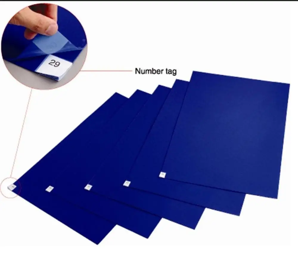 Полиэтиленовый липкий коврик для чистки помещений 18*36