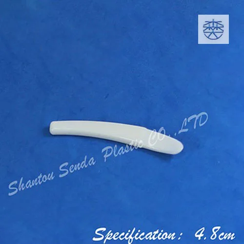 Small plastic flat mixing 5.4cm spoon for cosmetic
