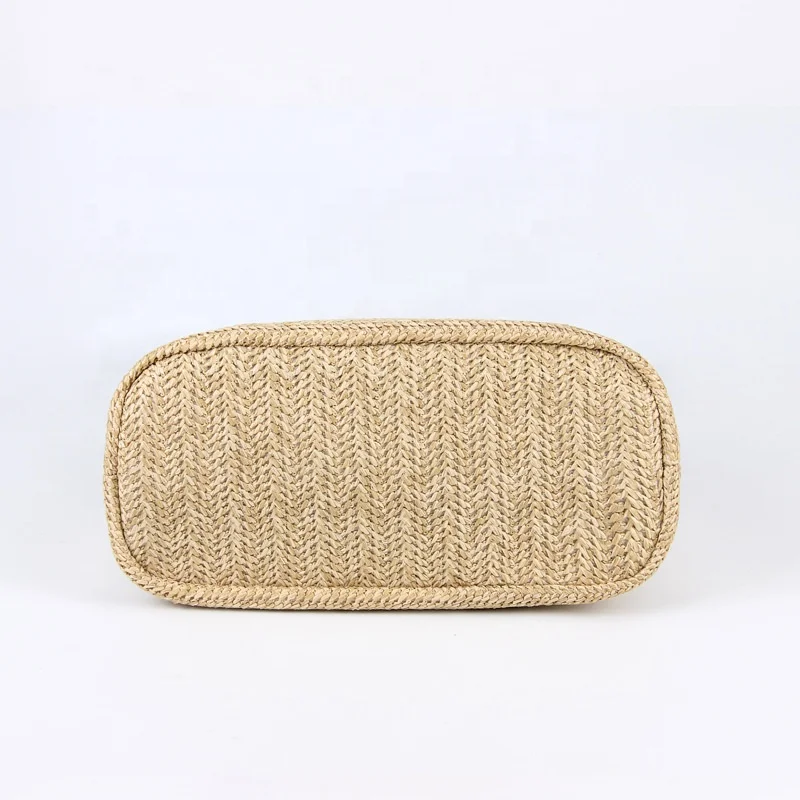 Popular women summer natural raffia straw bag/rattan woven handbag/woven straw bag