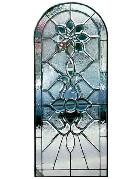 2018 hot customized beveled stained glass panel for window door