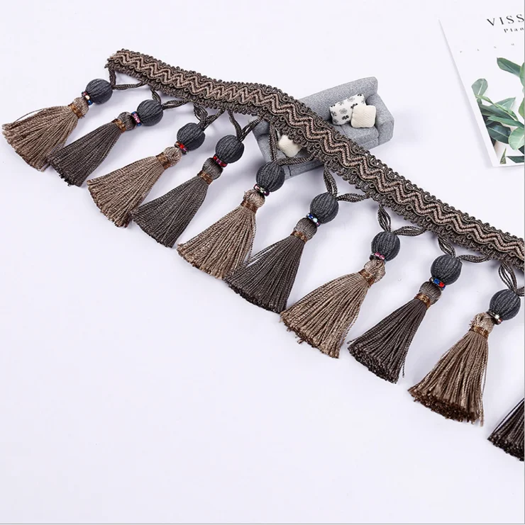 Декоративная модная бахрома для занавесок оптом