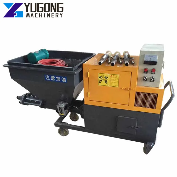 Wall Cement Plastering Mortar Spraying Machine Sand Plaster Mortar Spraying Machine For Sale