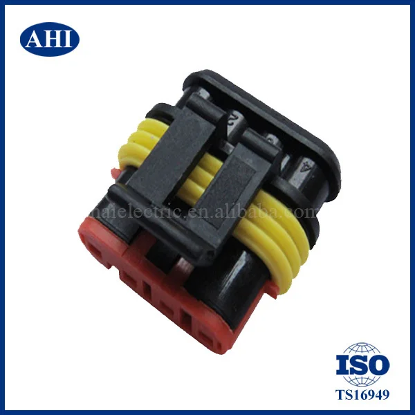 4 контакт. женский PA66 водонепроницаемые пластиковые жгут проводов автоматический разъем