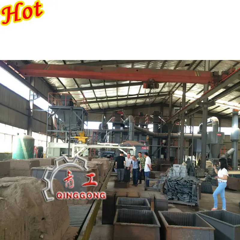 V sand casting processing machine