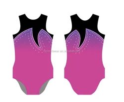 OEM/ODM Service Custom Children Girls Ab Rhinestone For Leotards Gymnastics Clothing