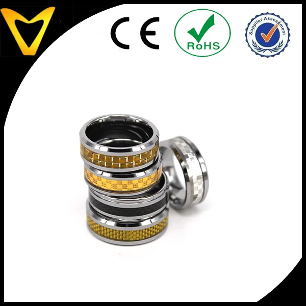 Professional Tungsten And Titanium Ring Manufacturer Direct Sale Cheap Tungsten Rotating Gear Ring, Tungsten Carbide Gear Ring