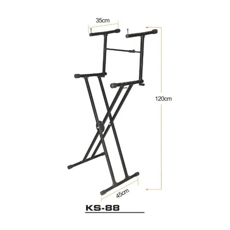 Kool Sound Wholesale price Double X adjustable keyboard stand