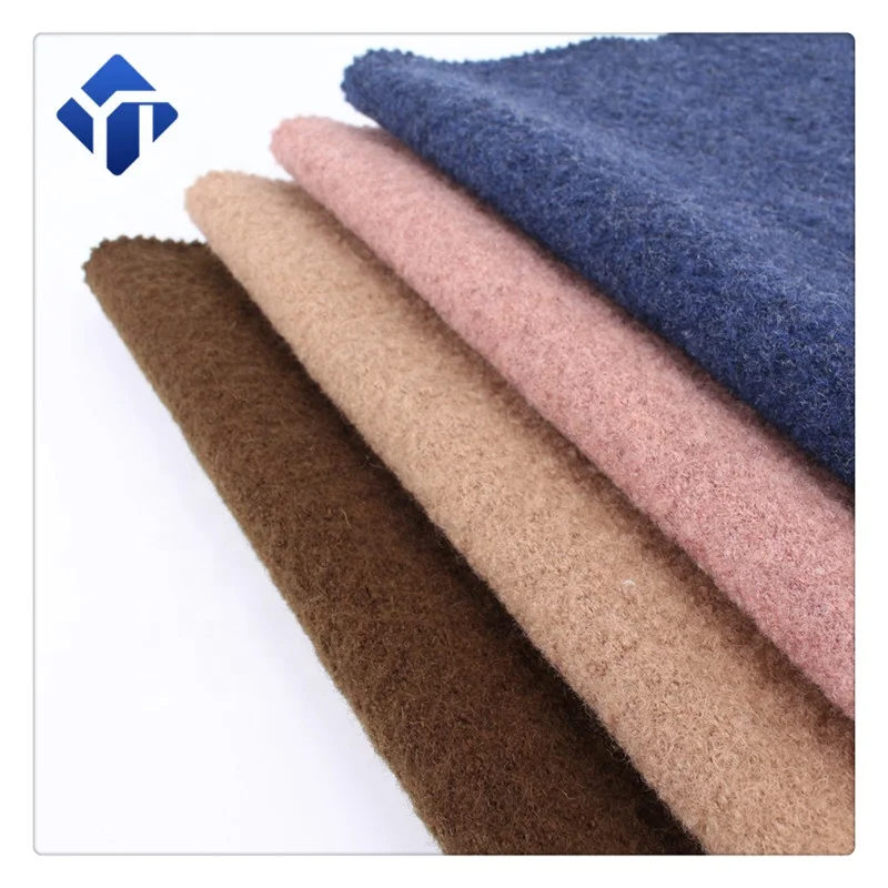 100% boiled wool knitted woolen wool cloth fabric