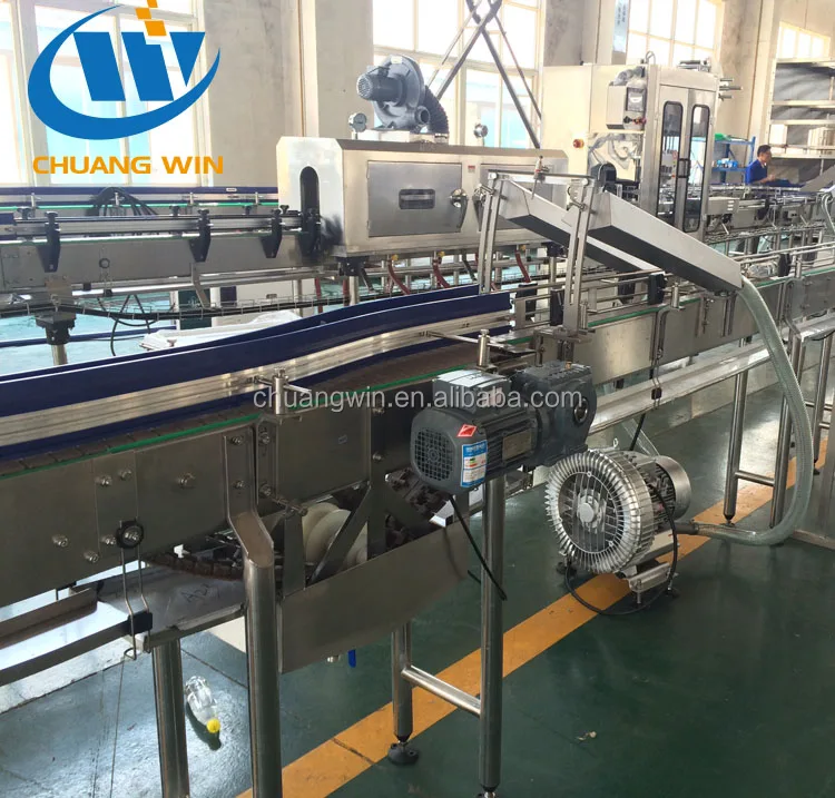 China conveying equipment belt conveyor used for mineral water bottle transfer