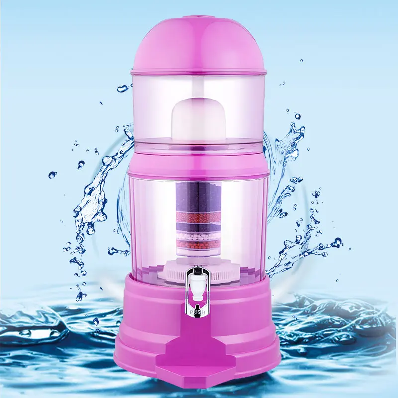 Черный минеральный горшок на 16 л