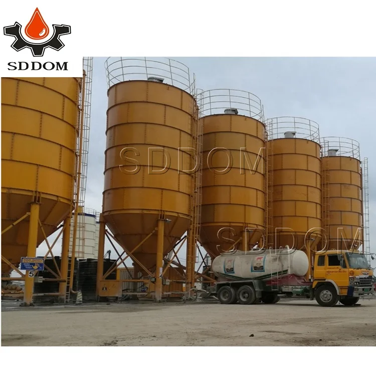 
SDDOM Brand CE ISO 30 to 3000 tons Silos manufacturers horizontal cement silo/air covering machine used cement silo price 