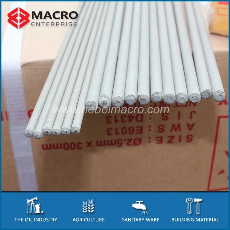 E7015 J507 welding rods/electrodes for low tensile steel pipe