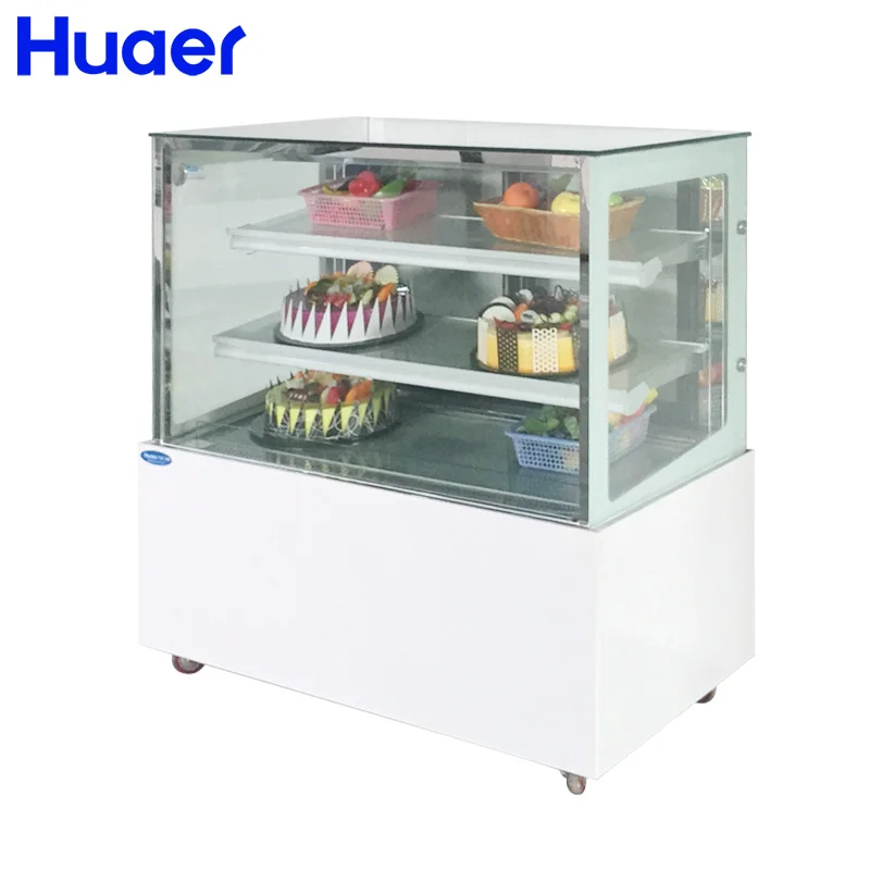 japanese case refrigerated counter top small cake display fridge