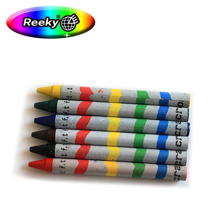 Customized packing brands 24 48 color crayon wax bulk