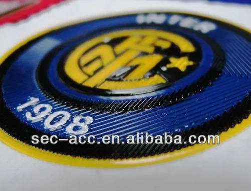 Accept Custom Design Raised Medallion Badge high frequency 3d logo badge