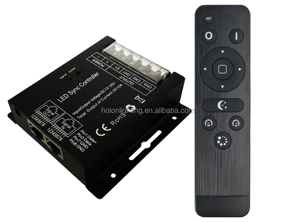 10A*3CH 30A 12V 24V touch panel remote controller led rgb controller Led light controller