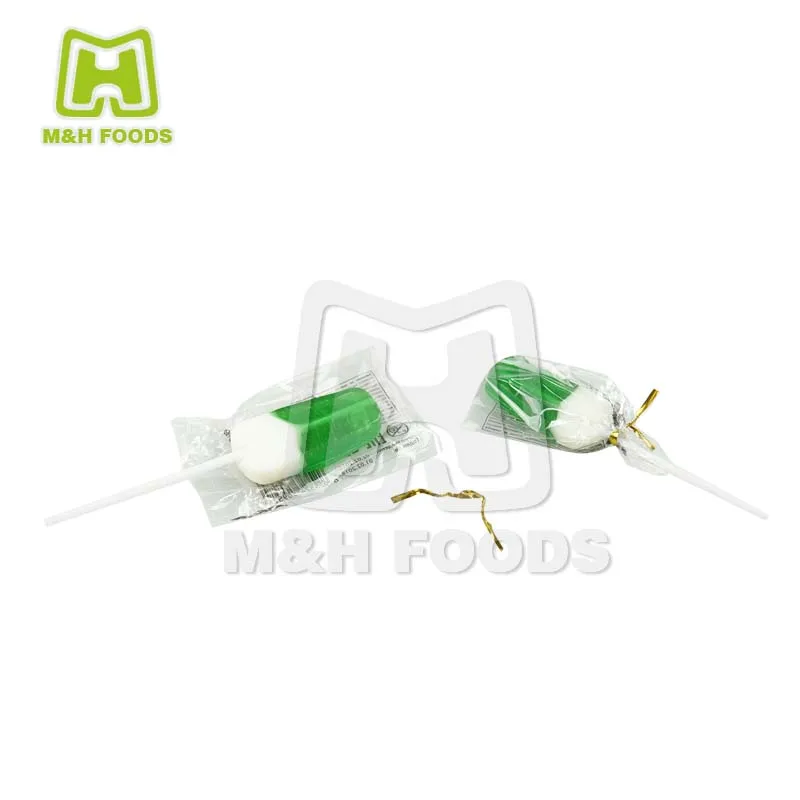 Colored Lollipops in the Shape of Beer are Placed in Jar