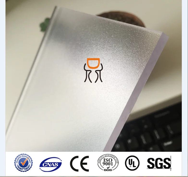 frosted solid polycarbonate roof sheet/frosted solid polycarbonate sheet