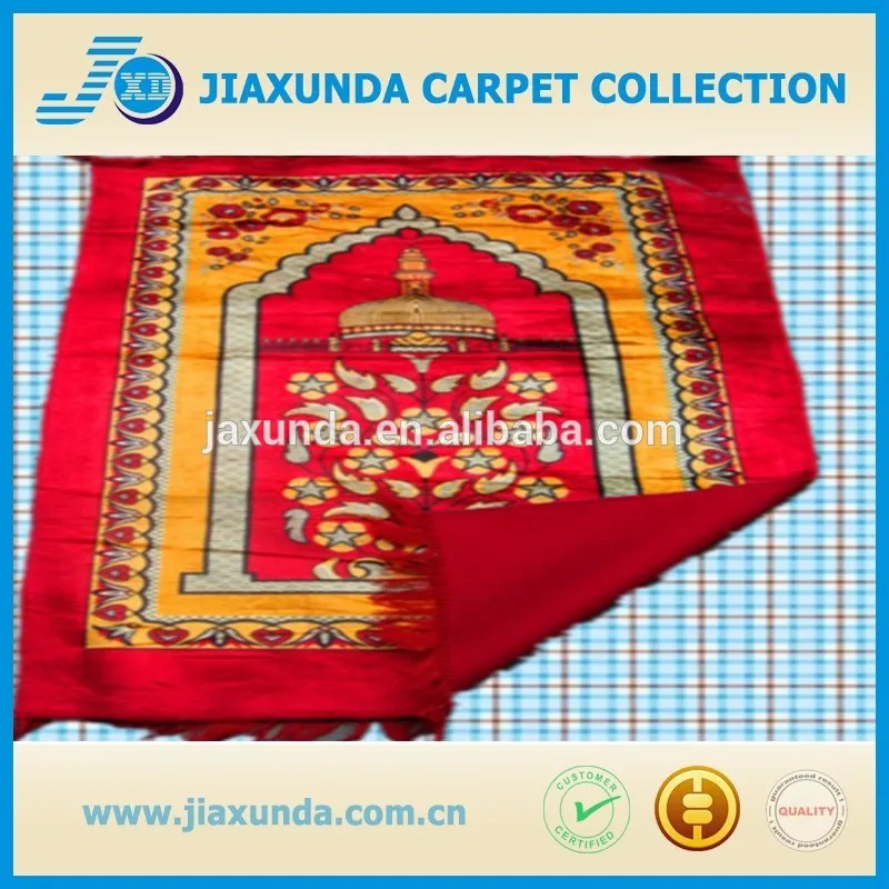 Сделано в китае новый 50 * 100 см мусульманин карман портативный мечеть молитвенные коврики коврик