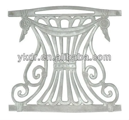 Aluminum garden fence powder coating sand casting aluminium parts aluminum gravity casting gravity die casting