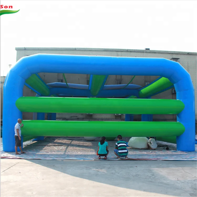 HOT Selling inflatable paintball arena, inflatable ball field interactive play system team building