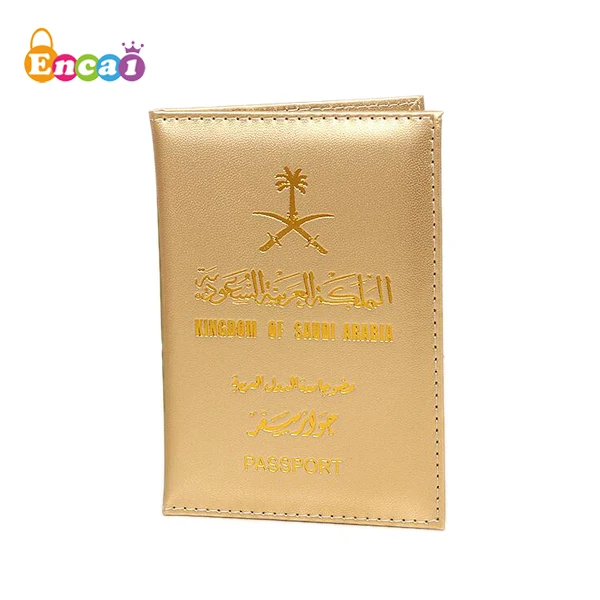 Encai Saudi Arabia OEM Passport Cover Travel Colorful Customized Passport Holder