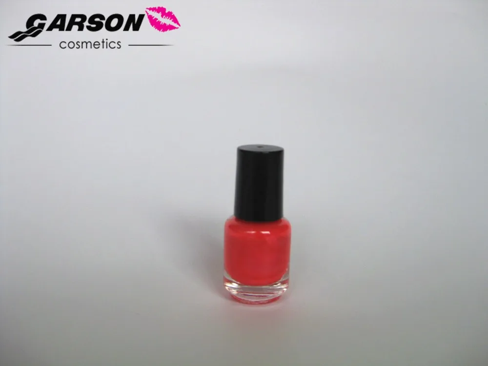 garson mini lovely fashion 4ml nail polish oem private label pure color uv/led lamp gel polish for nail salon