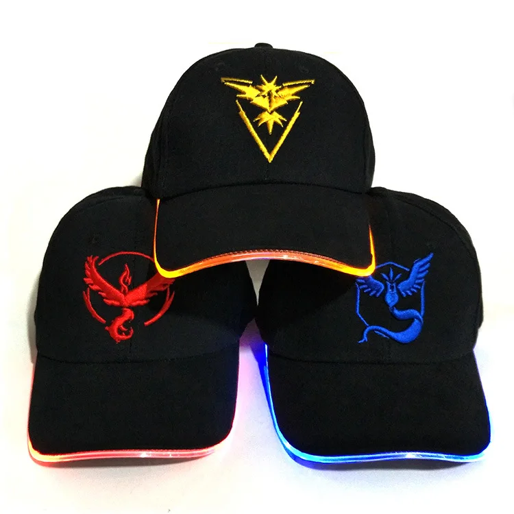 
Led light hat cap,cool embroidery led baseball cap hatbaseball caps for unisex 