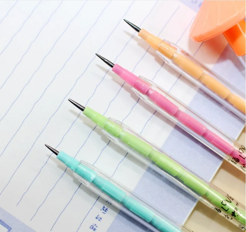 Прозрачный многоточечный карандаш. Карандаш без заточки с ластиком