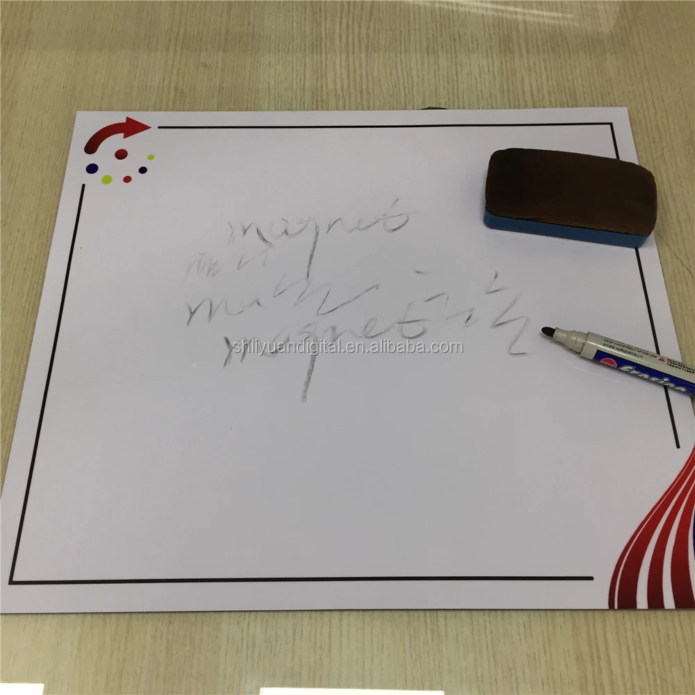 Пользовательский многоразовый Еженедельный Магнитный сухой стираемый органайзер для холодильника