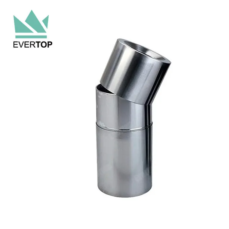 DB-94 Funnel Top Stainless Steel Trash Can Bin Stainless Steel Waste Bin Open Top Metal Wastebin Metal Rubbish Trash Bin Can