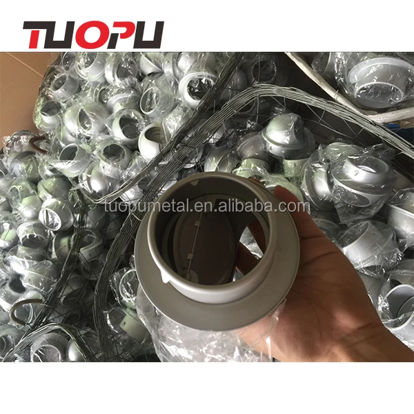 Exhaust Air Vent Cover with damper Aluminum flap air vent capfor sale