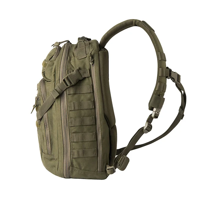 Ergonomic Military Tactical Sling Bag EDC Bag with Fleece-lined Eyewear Pocket