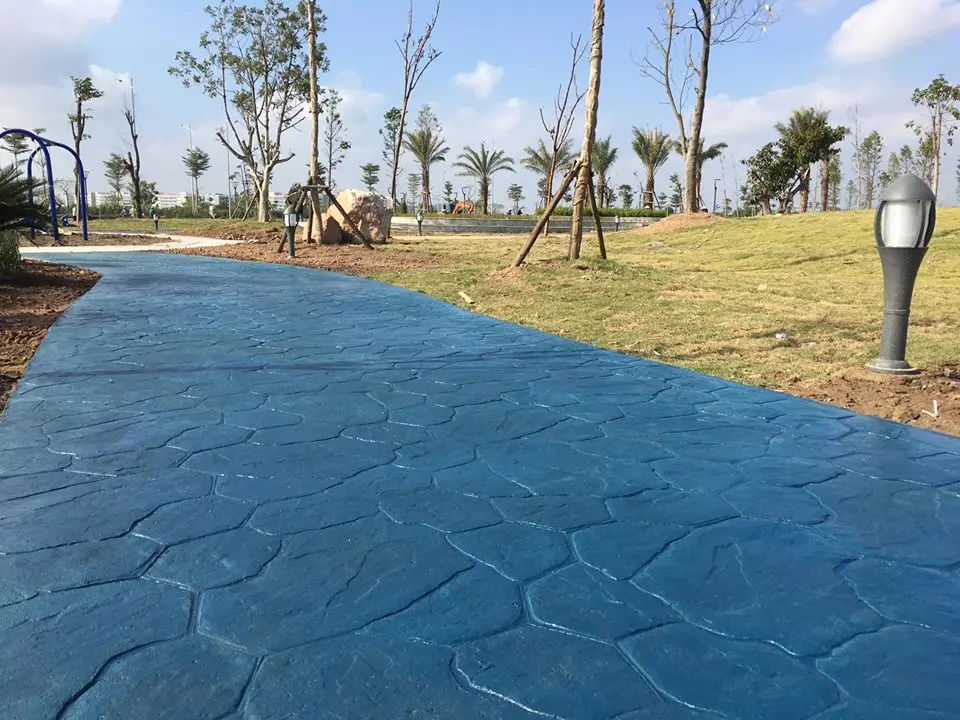 Ashlar Concrete Stamp Set GlobMarble Slate Texture Imprint Stamp Mats