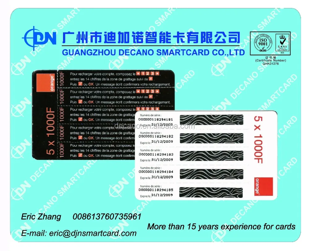 
Paper Recharge scratch Card 