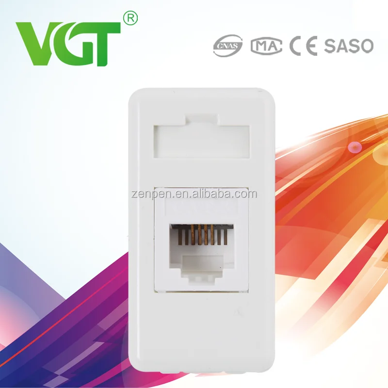 Y054 4-жильный КОМПЬЮТЕР Rj11 Розетки телефонные розетки