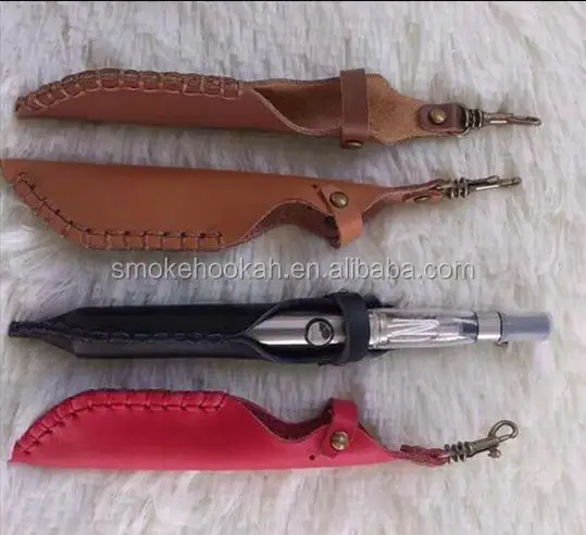 re-buildable coil and wick e cig pouch ego necklace/lanyard