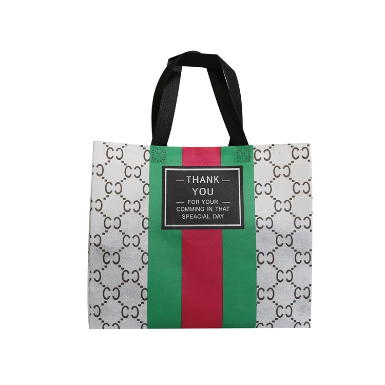 
Custom PP Laminated Non Woven Bag Polypropylene Non-woven Fabric Carry Bag 