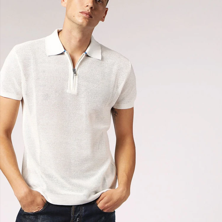 
1/4 zipper cotton mens sport sweater polo sweater 