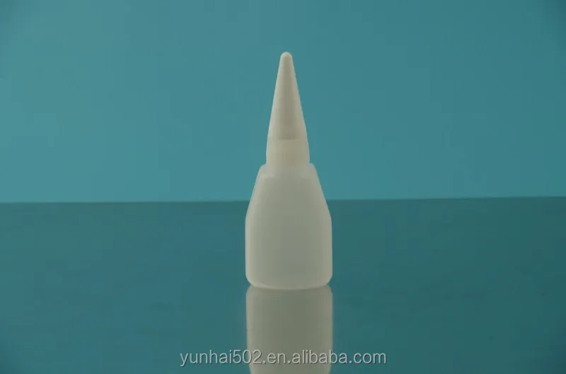 
15ml Cyanoacrylate packing Dropper bottle, empty HDPE plastic bottles for super glue 