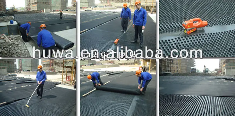 
plastic drainage sheet dimple drain sheet sheet drain board 