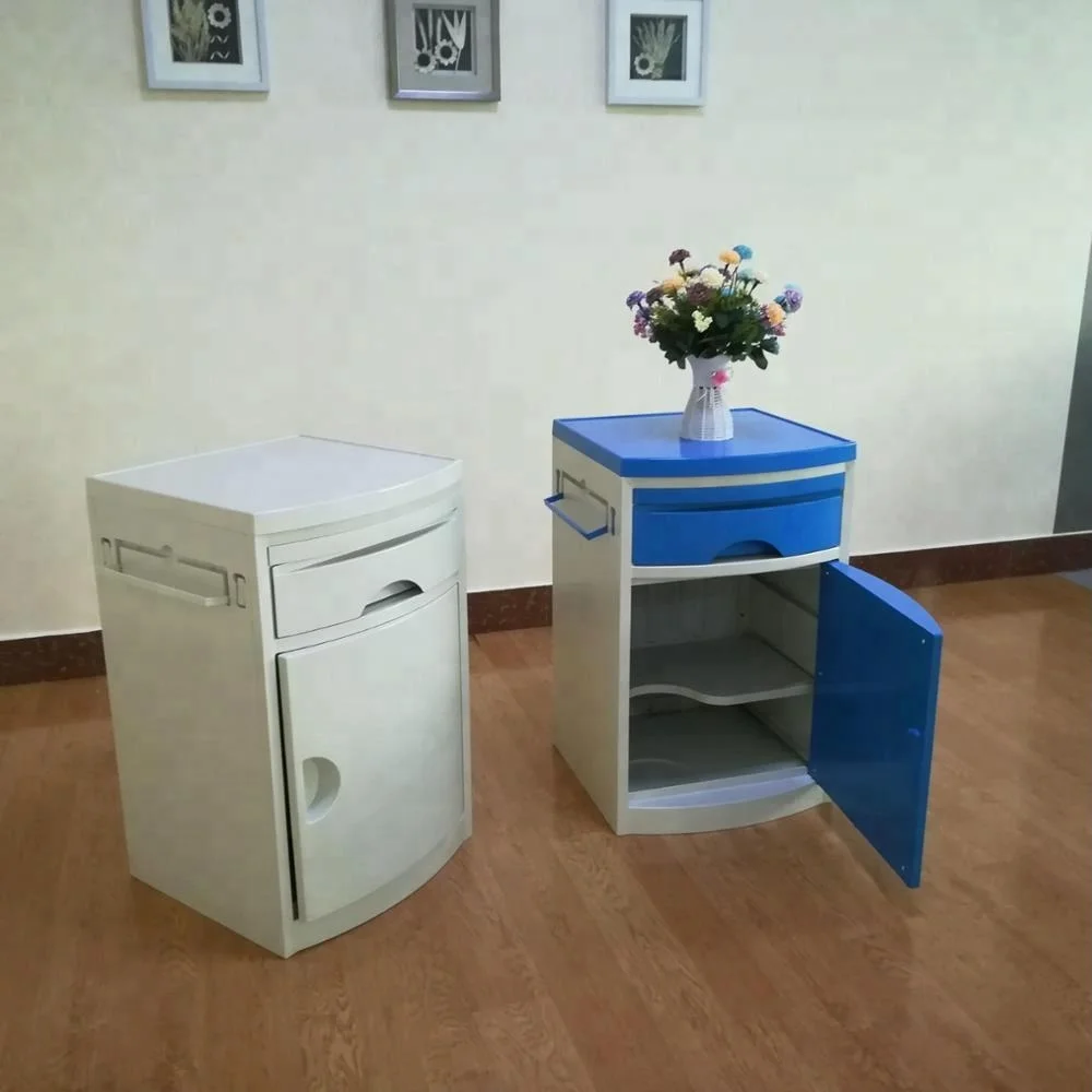 Commercial Furniture ABS Bedside Cabinet For Hospital